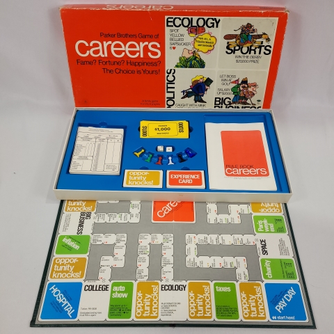 Careers Vintage 1971 Board Game by Parker Brothers C7